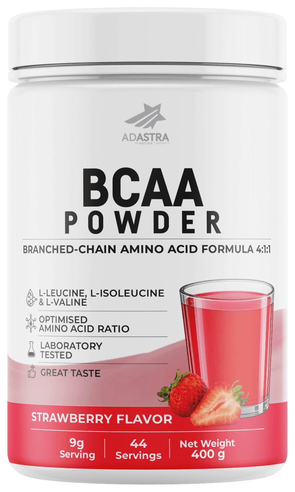 BCAA 400 г — разгранети аминокиселини 4:1:1 за тренинг – тренинг | NaturaTherapy – природни додатоци во исхраната